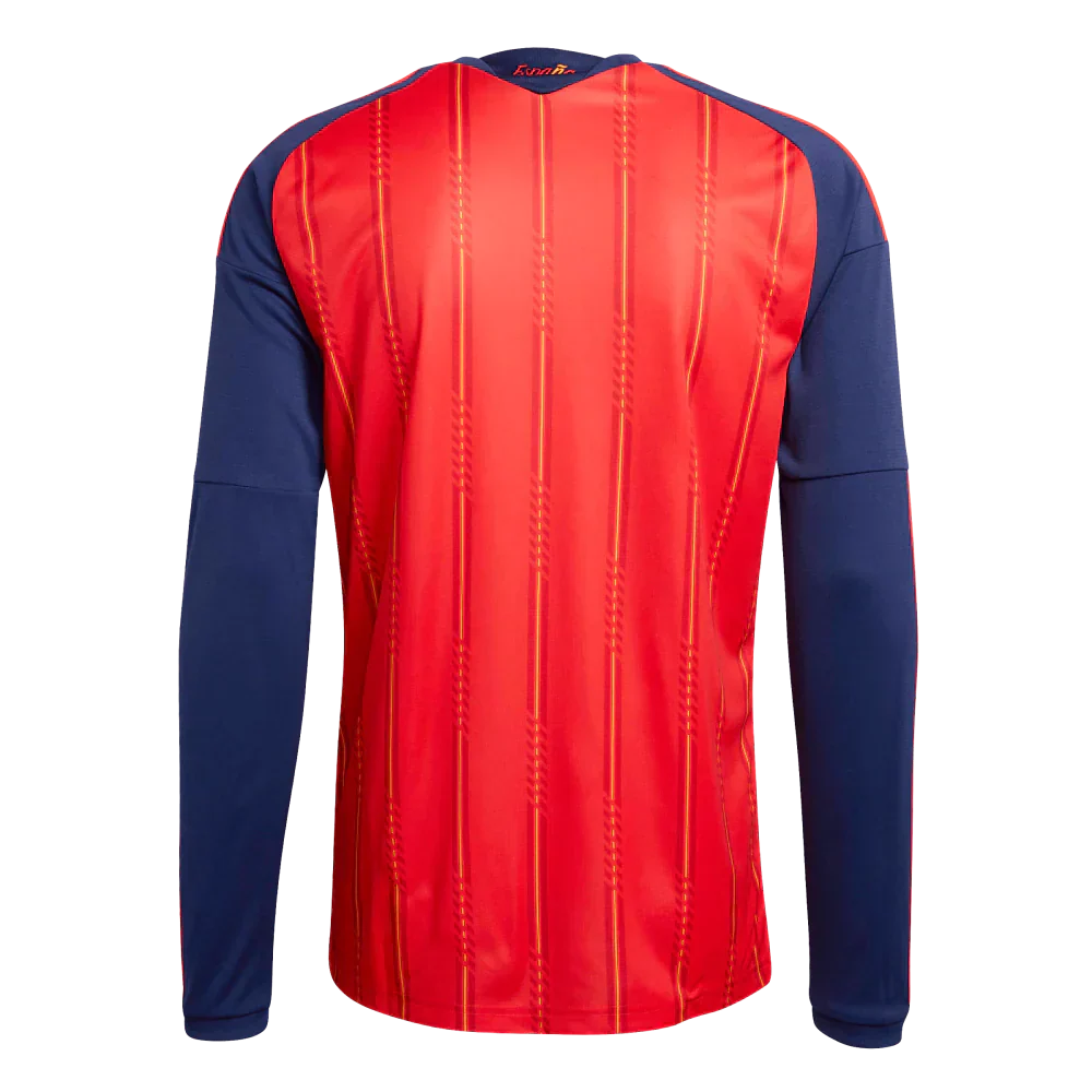 Camisa Espanha 2026 I Manga Longa Copa do Mundo
