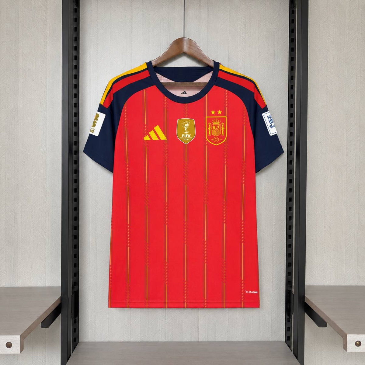 Camisa Espanha 2026 BICAMPEÃ - Torcedor