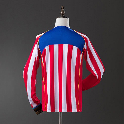 Camisa Atlético de Madrid 04/05 Home - Manga Longa Retro