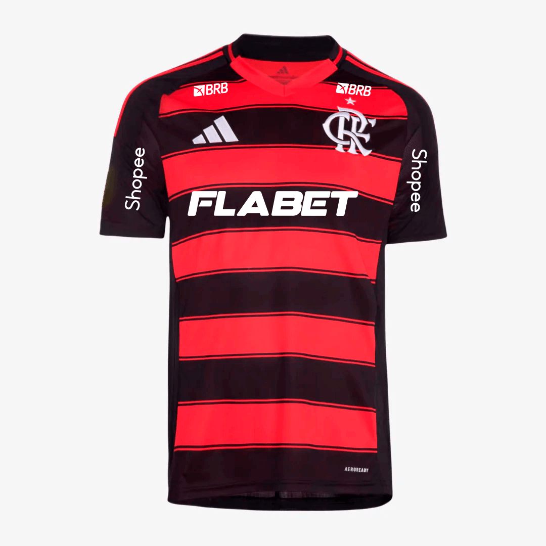 Camisa Mengão 2025/26 I Torcedor Com Patrocínios