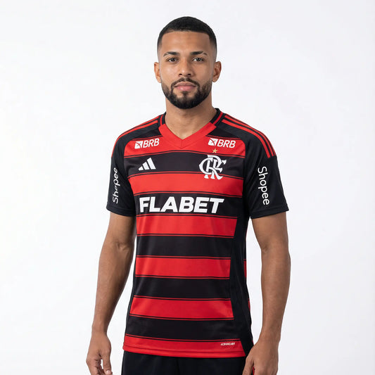 Camisa Mengão 2025/26 I Torcedor Com Patrocínios