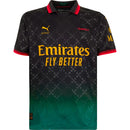 Camisa AC Milan 25/26 Edição Comemorativa - Preto - Versão Torcedor