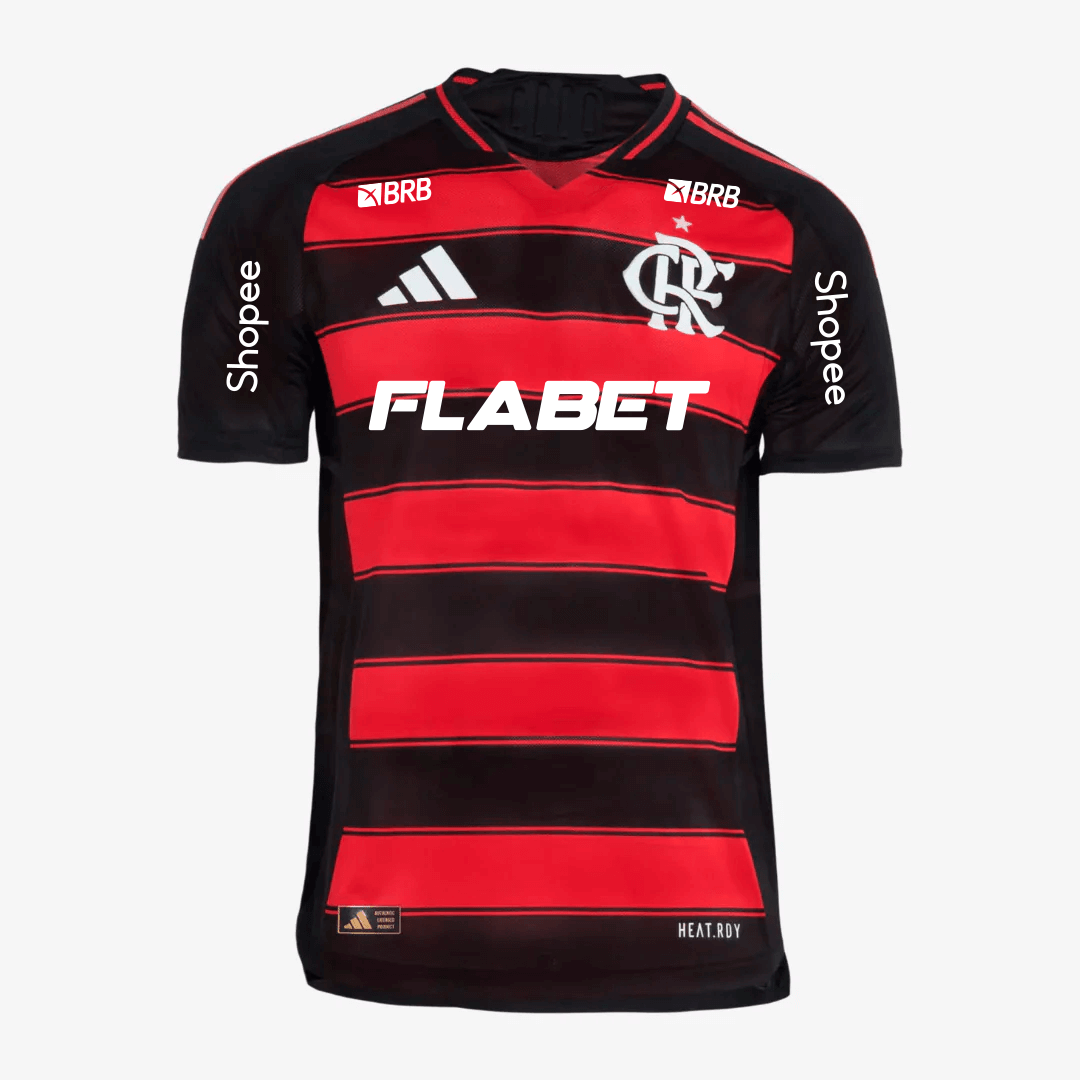 Camisa Mengão 2025/26 I Authentic Com Patrocínios