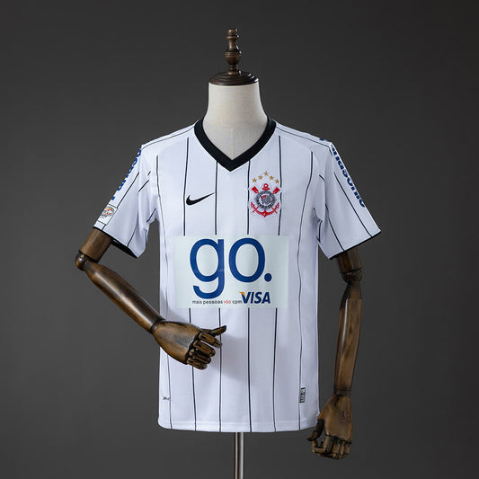 Camisa Corinthians 2009 Pre-Season Home Retro