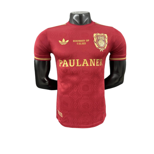 Camisa Bayern de Munique 25/26 Edição de 125º Aniversário - Vermelho - Versão Jogador
