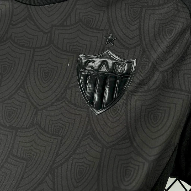 Camisa Atlético Mineiro 25/26 All Black - Modelo Torcedor