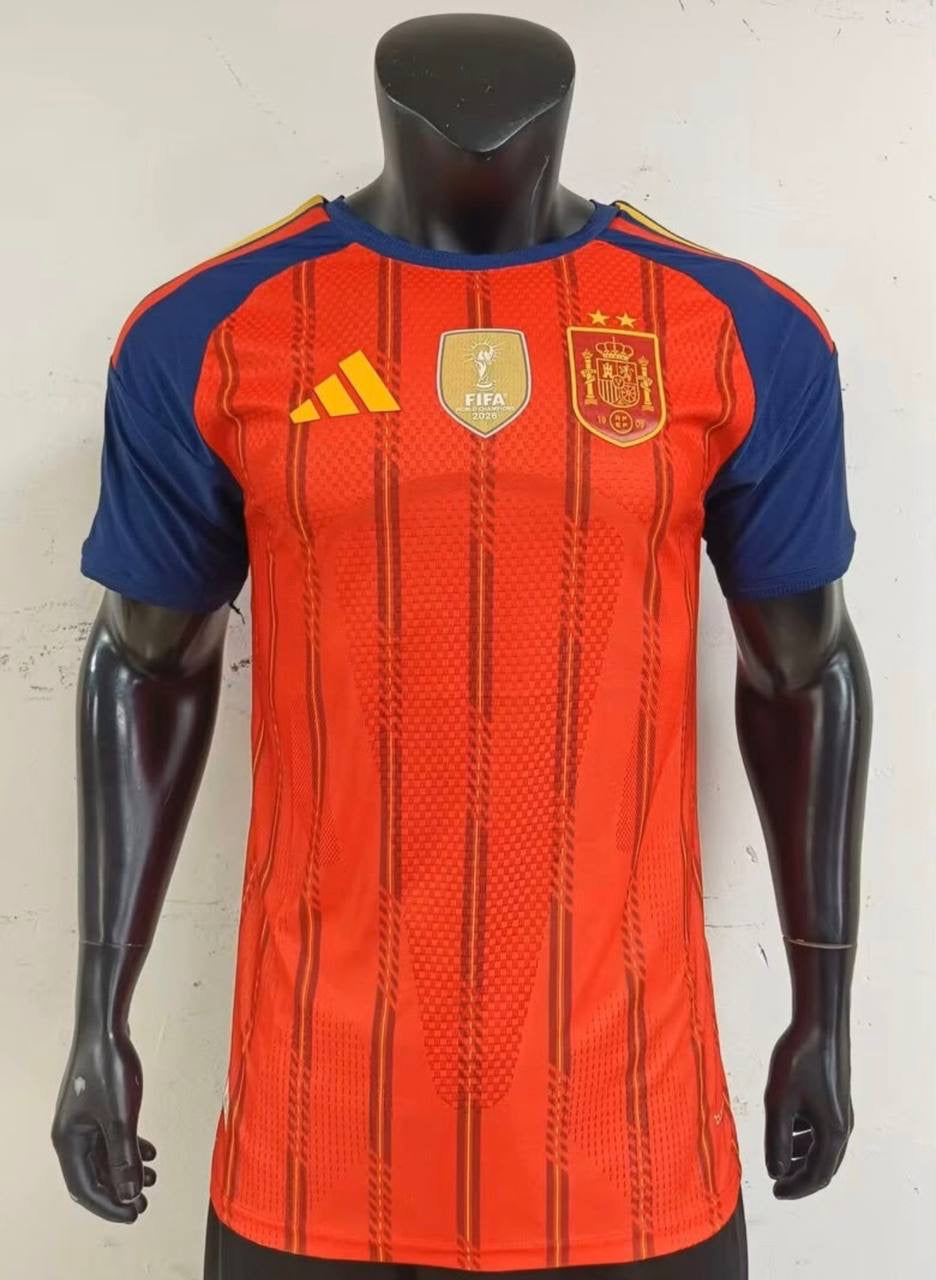 Camisa Espanha 2026 Jogador I BICAMPEÃ