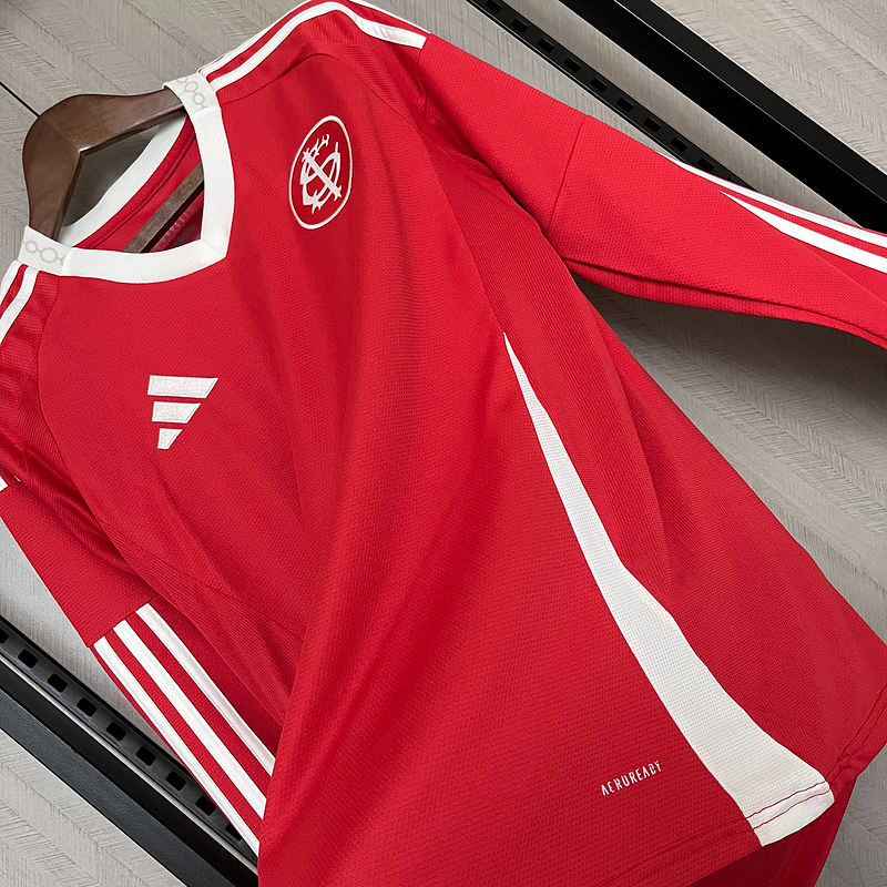Camisa Internacional 25/26 Manga Longa - Modelo Torcedor