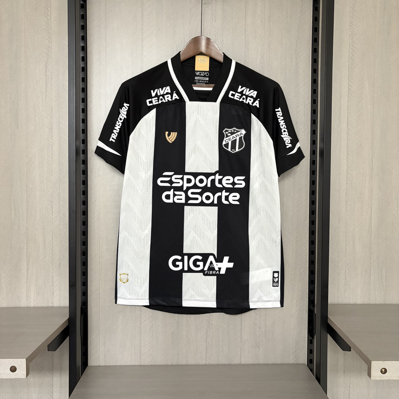 Camisa Ceará 25/26 Uniforme I - Modelo Torcedor (Todos os Patrocinadores)