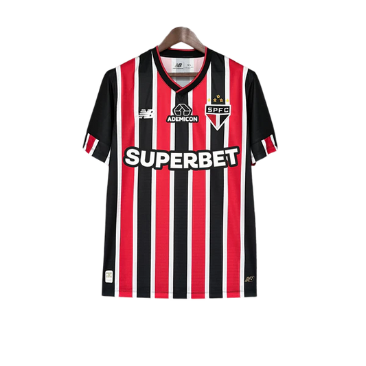 Camisa São Paulo Reserva 24/25 - NB Torcedor Masculina Lançamento + Patrocínios