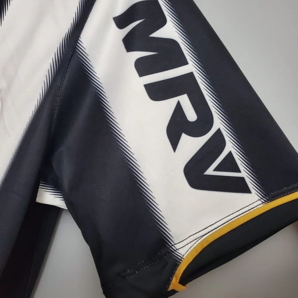 Camisa Atlético Mineiro Home Retrô 2013 Patch da Libertadores - Preta e Branca - Lupo