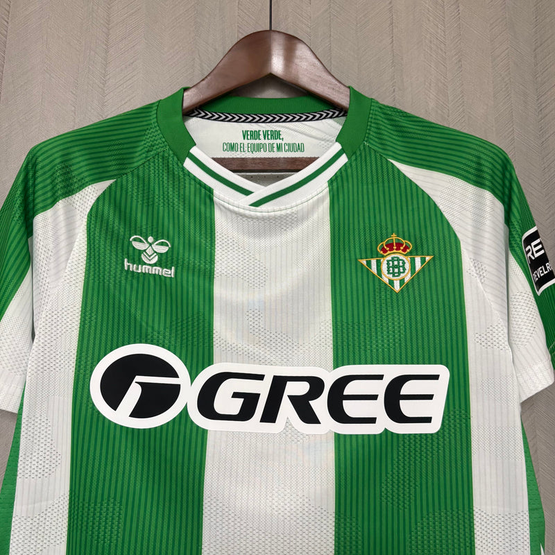 Camisa Real Betis 25/26 Uniforme I - Modelo Torcedor
