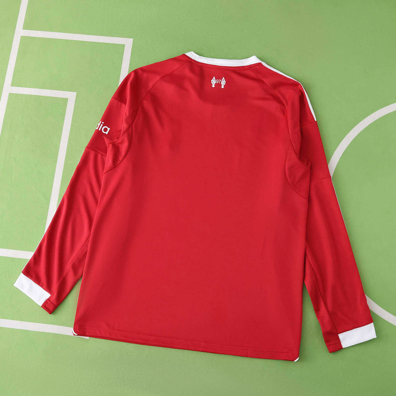 Camisa Liverpool 25/26 Uniforme I - Modelo Torcedor (Manga Longa)
