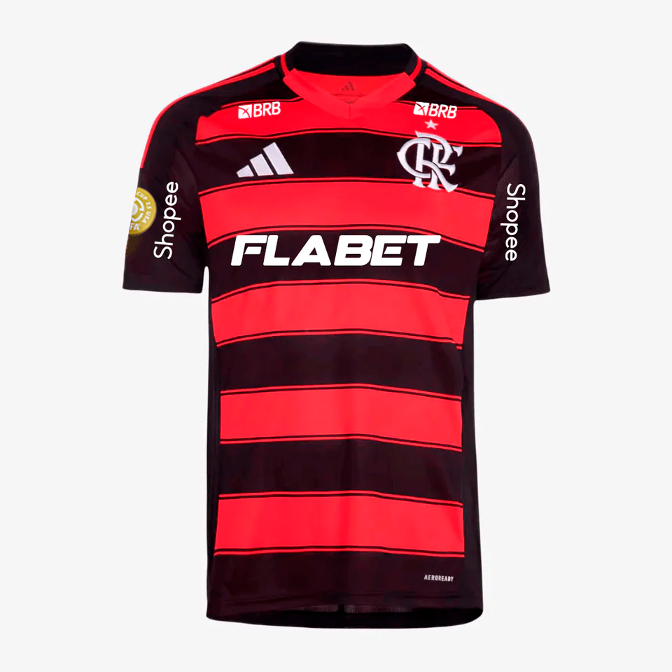 Camisa Mengão 2025/26 I Torcedor Com Patrocínios
