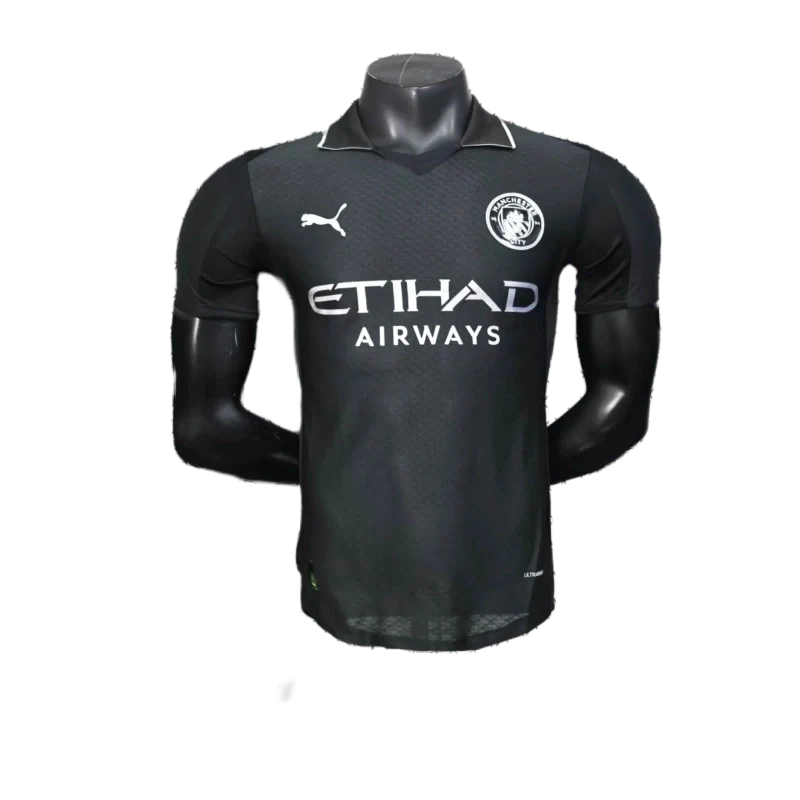 Camisa Manchester City 25/26 Edição Especial - Preto - Versão Jogador