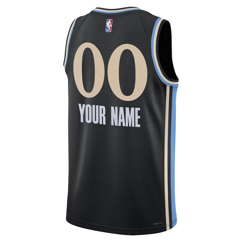Camisa NBA - Atlanta Hawks - 23/24 - Preto - Edição Cidade