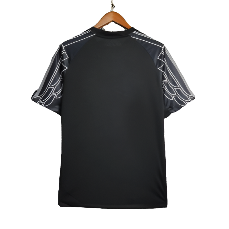 Camisa Paris Saint - Germain (PSG) 25/26 Goleiro - Preto - Versão Torcedor