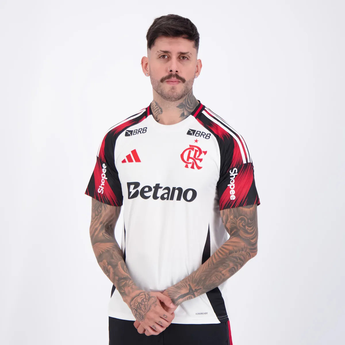 Camisa Mengão 2025/26 II Torcedor Com Patrocínios