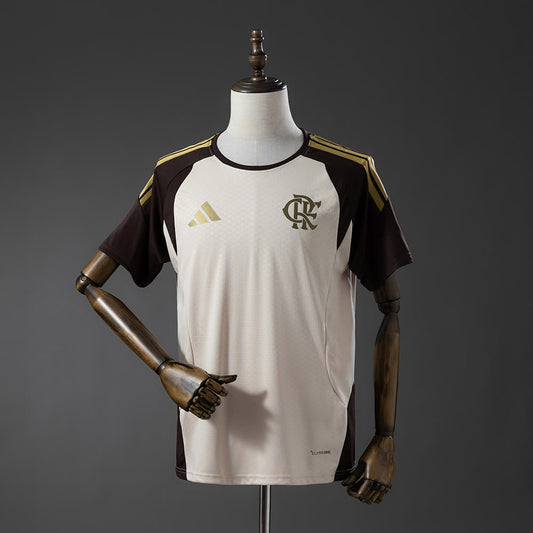Camisa Mengão 2026 Treino/Marrom claro - Torcedor