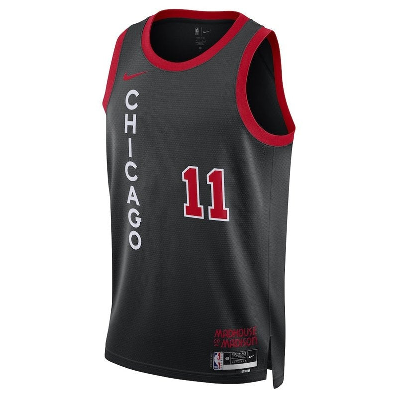 Camisa NBA DeMar DeRozan - Chicago Bulls - 23/24 - Preto - Edição Cidade