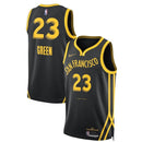 Camisa NBA Draymond Verde - Golden State Warriors - 23/24 - Preto - Edição Cidade