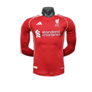 Camisa Liverpool 25/26 Uniforme I - Modelo Jogador (Manga Longa)