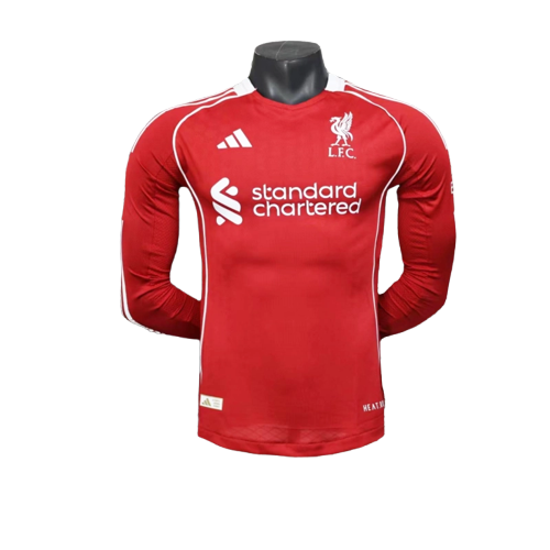 Camisa Liverpool 25/26 I Home - Manga Longa