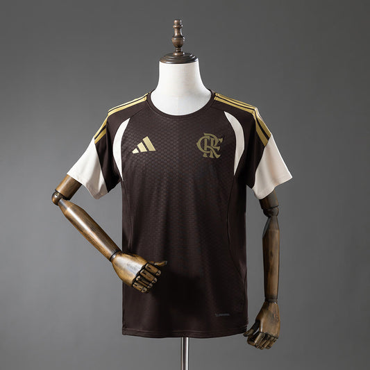 Camisa Mengão 2026 Treino/Marrom escuro - Torcedor