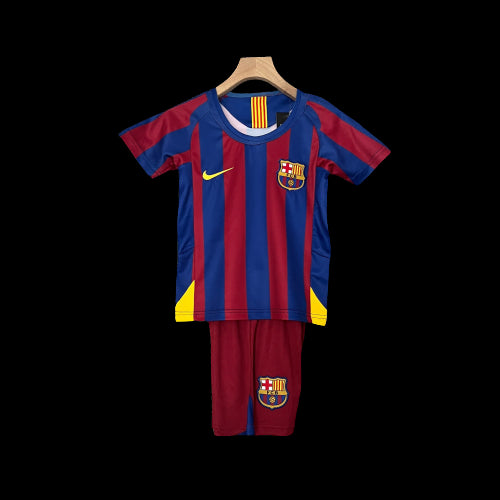 Conjunto Infantil Retrô - Barcelona 05/06 I Home