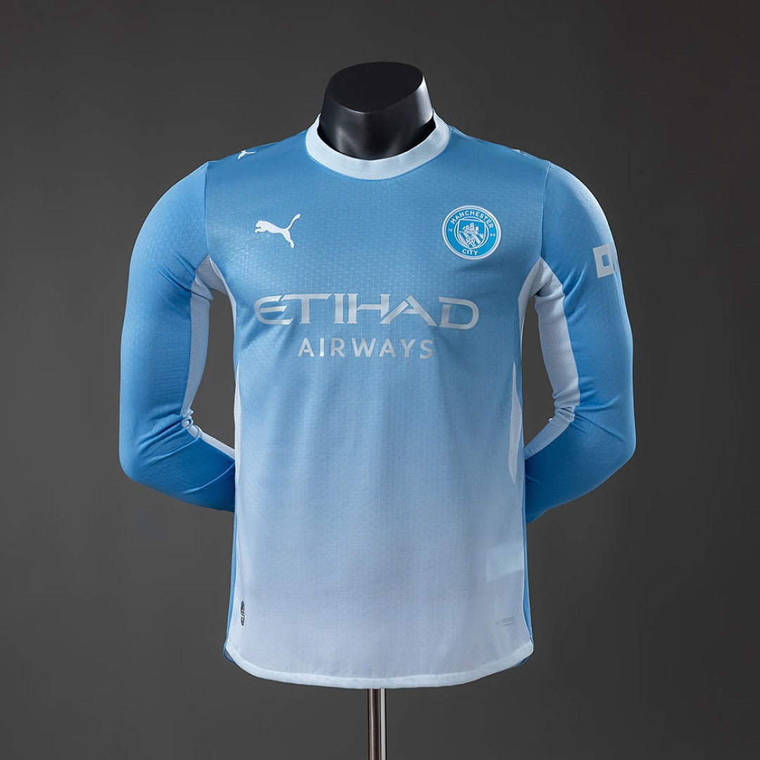 Camisa Manchester City 26/27 Home - Jogador manga longa