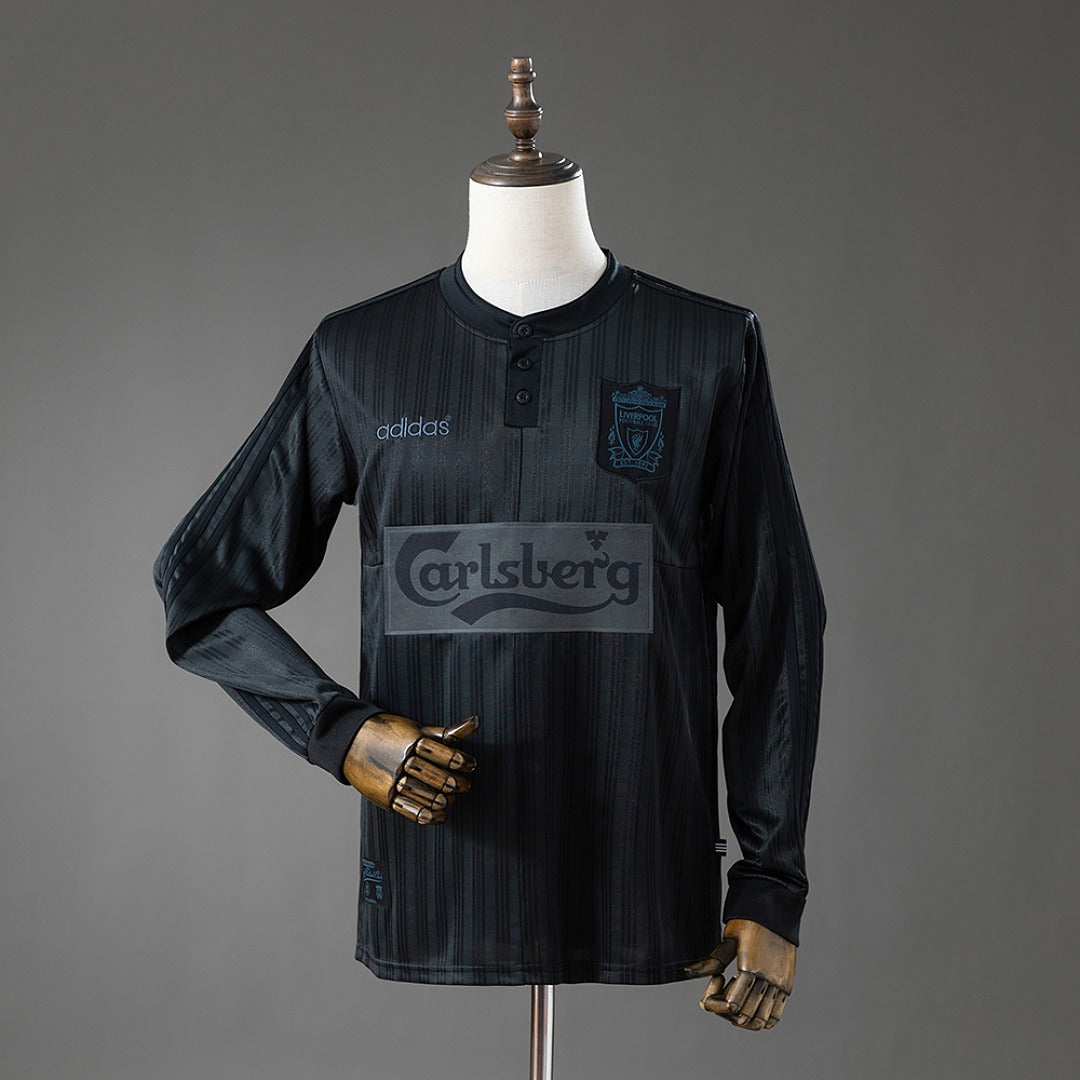 Camisa Liverpool 95/96 Retro - Manga longa