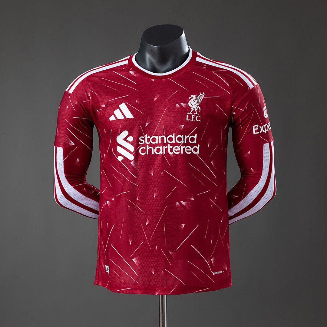 Camisa Liverpool 26/27 Home - Player manga longa
