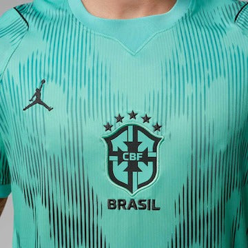 Camisa de Goleiro Brasil Jordan 2026/27 Torcedor Pro Masculina