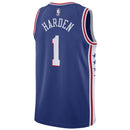 Camisa NBA James Harden - Philadelphia 76ers - 20222 - Edição Ícone - Retrô