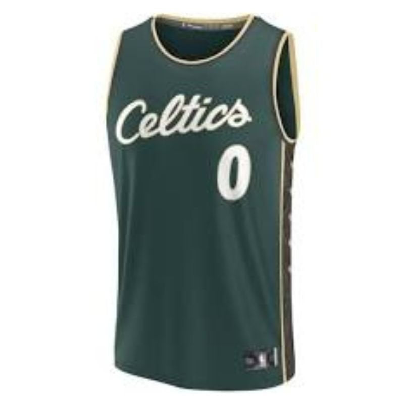 Camisa NBA Jayson Tatum - Boston Celtics - 2023 Fastbreak - Edição Cidade - Kelly Green