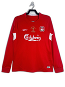 Camisa Liverpool 04/05 I Home - Versão Retrô Manga Longa