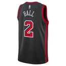 Camisa NBA Lonzo Ball - Chicago Bulls - 23/24 - Preto - Edição Cidade