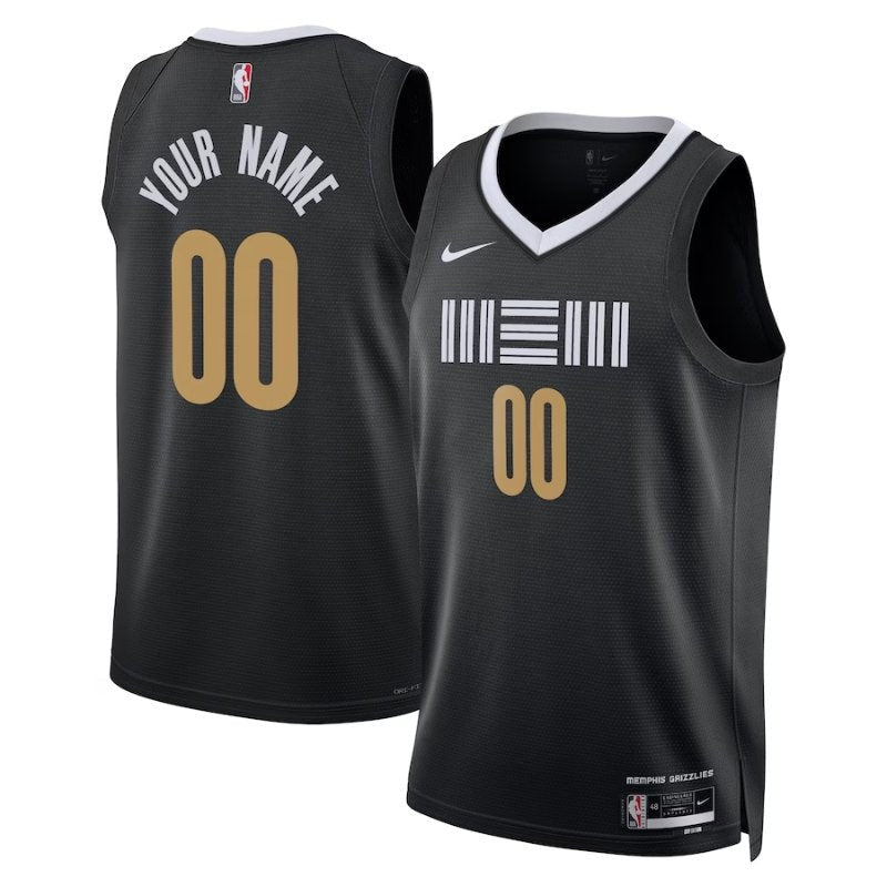 Camisa NBA - Memphis Grizzlies - 23/24 - Preto - Edição Cidade