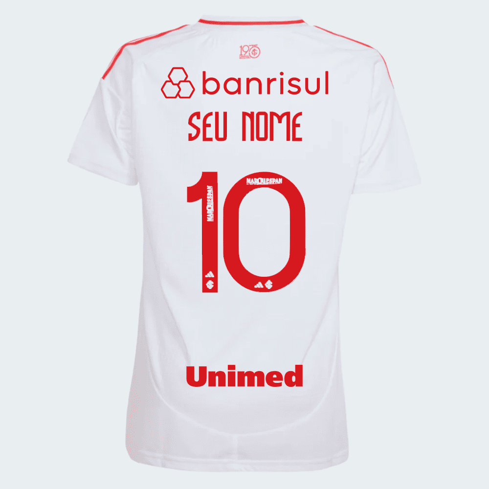 Camisa Feminina adidas Internacional 2025/26 II Com Patrocínios